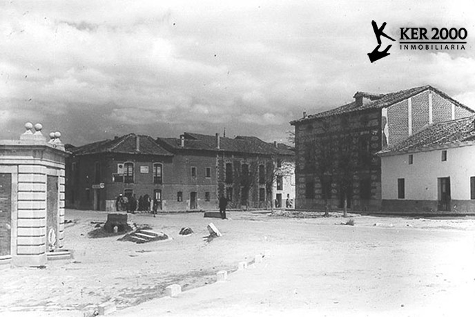 Fotografía de la antigua plaza de Mojados.
