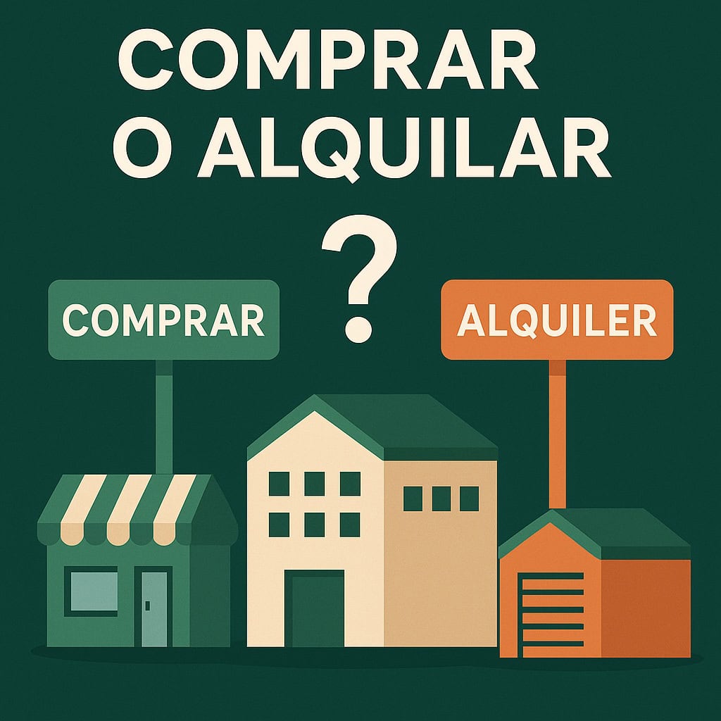 ¿Que es mejor, comprar o alquilar inmuebles para tu negocio?